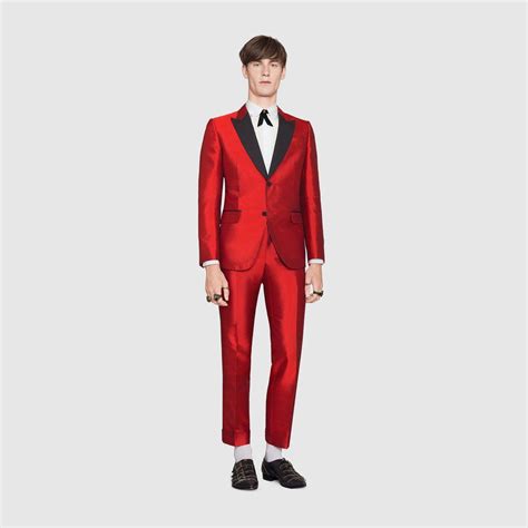 gucci heritage tuxedo|gucci red velvet suit.